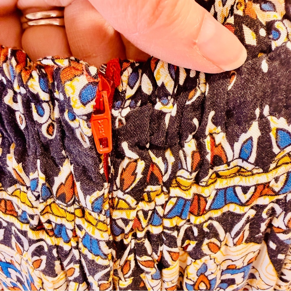 EUC Angie Multicolor Paisley Dress - Picture 5 of 9